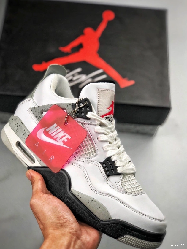 Cheap TBkick Air White Cement 4 Jordan (nike) 840606-192 OG 0816